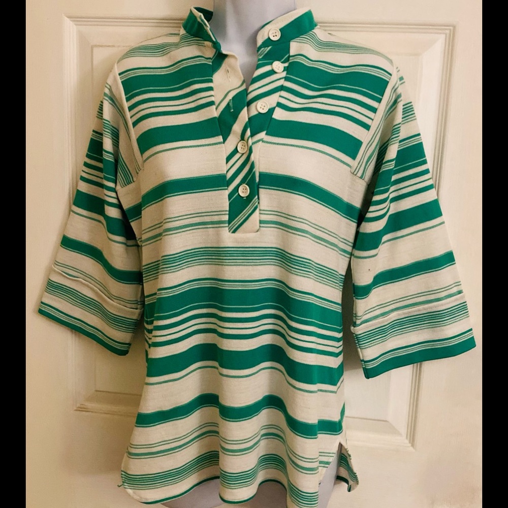 Vintage Striped Tunic Top